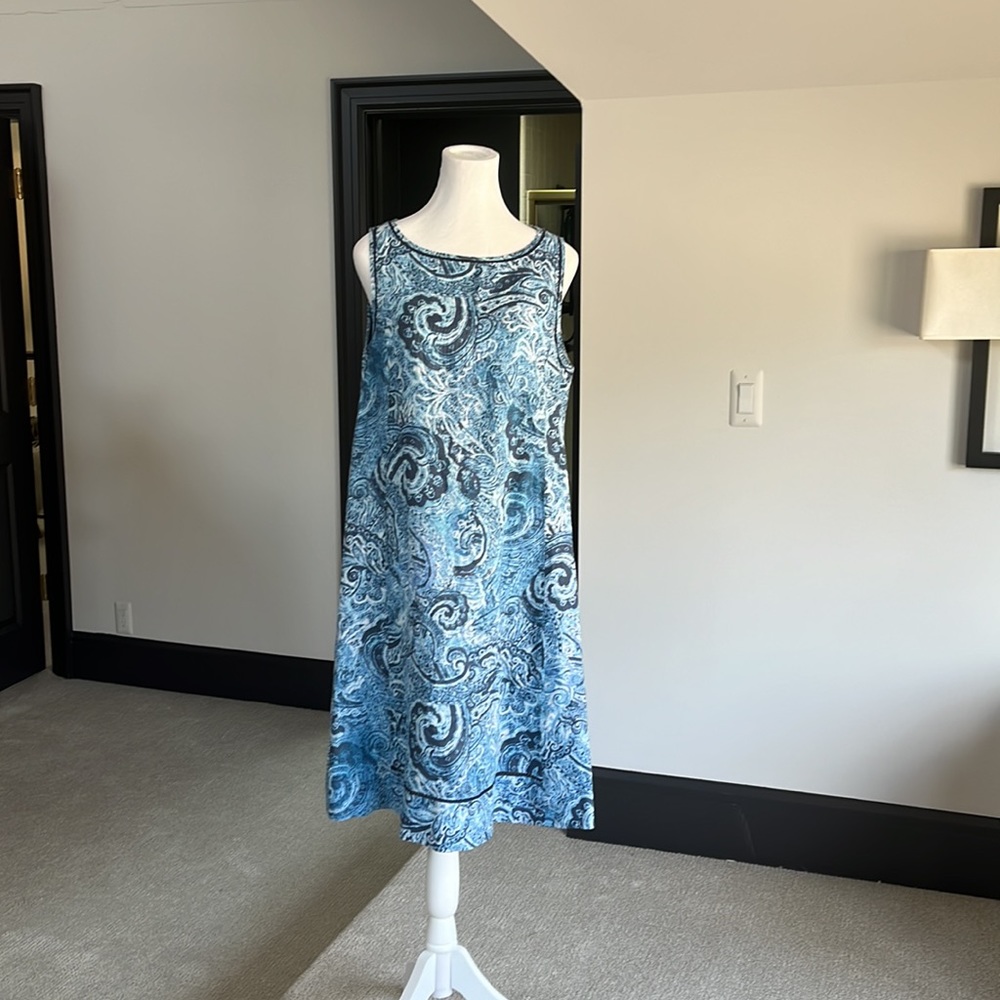 J.Jill Paisley Linen Dress